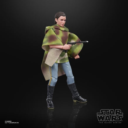 Star Wars: The Black Series - Leia Organa (Endor Battle Poncho) (Return of the Jedi) 6 - Inch Action Figure - The Mage's Emporium Shumi Toys & Gifts Shopify Collective Shumi Toys & Gifts Used English The Black Series Japanese Style Comic Book