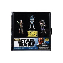Star Wars: The Clone Wars Enamel Pin Set - Entertainment Earth Exclusive - The Mage's Emporium ToyShnip Shopify Collective ToyShnip Used English Toys & Games Japanese Style Comic Book