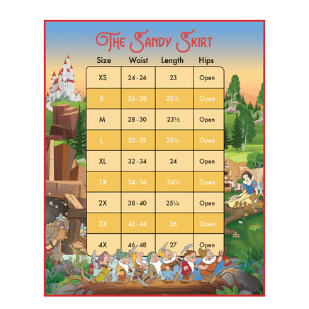 Stitch Shoppe by Loungefly: Disney Snow White - Smile and a Song "Sandy" Skirt - The Mage's Emporium Shumi Toys & Gifts Shopify Collective Shumi Toys & Gifts Used English Stitch Shoppe Japanese Style Comic Book