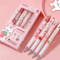 Strawberry Bunny Gel Pens - The Mage's Emporium Kore Kawaii Kore Kawaii Shopify Collective Used English Japanese Style Comic Book