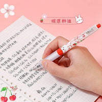 Strawberry Bunny Gel Pens - The Mage's Emporium Kore Kawaii Kore Kawaii Shopify Collective Used English Japanese Style Comic Book