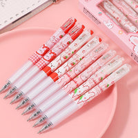 Strawberry Bunny Gel Pens - The Mage's Emporium Kore Kawaii Kore Kawaii Shopify Collective Used English Japanese Style Comic Book