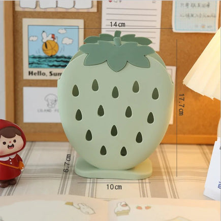 Strawberry Pen Holder - The Mage's Emporium Kore Kawaii Kore Kawaii Shopify Collective Used English Japanese Style Comic Book