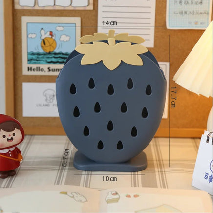 Strawberry Pen Holder - The Mage's Emporium Kore Kawaii Kore Kawaii Shopify Collective Used English Japanese Style Comic Book