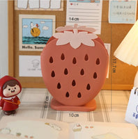 Strawberry Pen Holder - The Mage's Emporium Kore Kawaii Kore Kawaii Shopify Collective Used English Japanese Style Comic Book