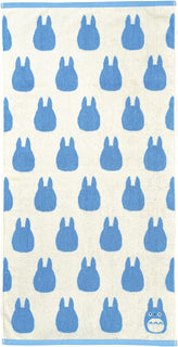 Studio Ghibli Silhouette Series (Bath Towel) My Neighbor Totoro Marushin Silhouette Towel Series Light Blue - The Mage's Emporium Super Anime Store Shopify Collective Super Anime Store Used English Towels Japanese Style Comic Book
