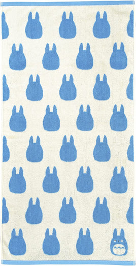 Studio Ghibli Silhouette Series (Bath Towel) My Neighbor Totoro Marushin Silhouette Towel Series Light Blue - The Mage's Emporium Super Anime Store Shopify Collective Super Anime Store Used English Towels Japanese Style Comic Book