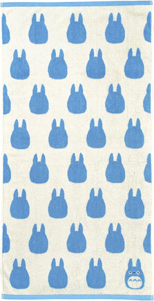 Studio Ghibli Silhouette Series (Bath Towel) My Neighbor Totoro Marushin Silhouette Towel Series Light Blue - The Mage's Emporium Super Anime Store Shopify Collective Super Anime Store Used English Towels Japanese Style Comic Book