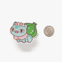👁👄👁 Stunned Mrs. Bulbasir Holographic Glitter Stickers - The Mage's Emporium Geoffrey Siu Art LLC Geoffrey Siu Art LLC Shopify Collective Used English Vinyl Sticker Japanese Style Comic Book