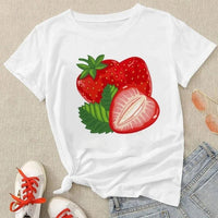Summer Strawberry T-Shirt - The Mage's Emporium Kore Kawaii Kore Kawaii Shopify Collective Used English Japanese Style Comic Book