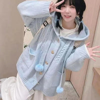Sweater Cardigan Hoodie - The Mage's Emporium Kore Kawaii Kore Kawaii Shopify Collective Used English Japanese Style Comic Book