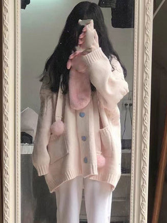 Sweater Cardigan Hoodie - The Mage's Emporium Kore Kawaii Kore Kawaii Shopify Collective Used English Japanese Style Comic Book