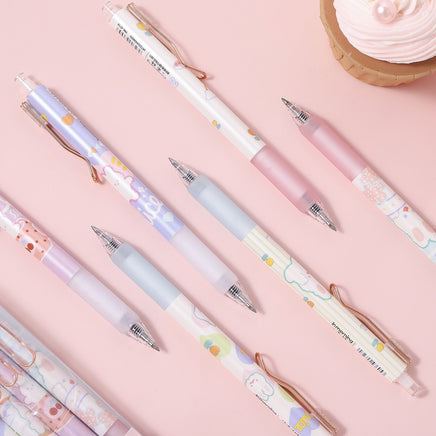 Sweet Bunny Gel Pens Set - The Mage's Emporium Kore Kawaii Kore Kawaii Shopify Collective Used English Japanese Style Comic Book
