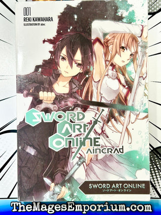 Sword Art Online Aincrad Vol 1 - The Mage's Emporium Yen Press 2409 BackInStock UPDATEMETA Used English Light Novel Japanese Style Comic Book