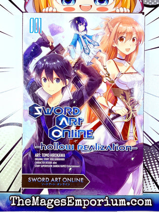 Sword Art Online Hollow Realization Vol 1 - The Mage's Emporium Yen Press outofstock UPDATEMETA Used English Manga Japanese Style Comic Book