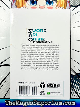 Sword Art Online Progressive Vol 1 Manga - The Mage's Emporium Yen Press 2405 bis1 copydes Used English Manga Japanese Style Comic Book