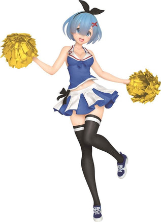 Taito Re:Zero Rem Precious Figure Cheerleader Figure - The Mage's Emporium Super Anime Store Shopify Collective Super Anime Store Used English Figures Japanese Style Comic Book