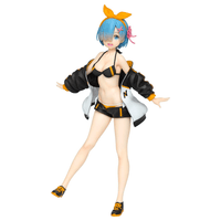 Taito: Re:Zero Starting Life in Another World - Rem (Jumper Swimsuit Version) Renewal Edition Precious Figure - The Mage's Emporium Shumi Toys & Gifts Shopify Collective Shumi Toys & Gifts Used English Prize Japanese Style Comic Book