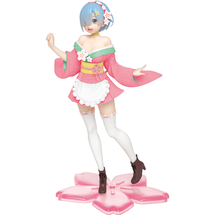 Taito: Re:Zero Starting Life in Another World - Rem (Sakura Ver.) Renewal Edition Precious Figure - The Mage's Emporium Shumi Toys & Gifts Shopify Collective Shumi Toys & Gifts Used English Prize Japanese Style Comic Book