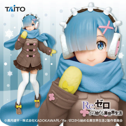 Taito: Re:Zero Starting Life in Another World - Rem (Winter Coat Ver.) Renewal Edition Precious Figure - The Mage's Emporium Shumi Toys & Gifts Shopify Collective Shumi Toys & Gifts Used English Prize Japanese Style Comic Book