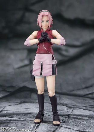 Tamashi Nations - Naruto Shippuden - Sakura Haruno - Inheritor of Tsunade's Indominable Will, Bandai Spirits S.H.Figuarts Figure - The Mage's Emporium Super Anime Store Shopify Collective Super Anime Store Used English Figures Japanese Style Comic Book