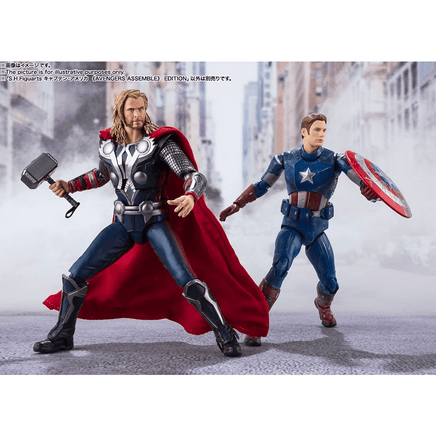 Tamashii Nations S.H. Figuarts: Avengers - Captain America (Avengers Assemble Edition) - The Mage's Emporium Shumi Toys & Gifts Shopify Collective Shumi Toys & Gifts Used English S.H. Figuarts Japanese Style Comic Book