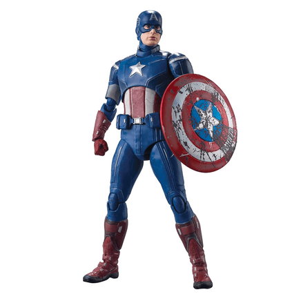 Tamashii Nations S.H. Figuarts: Avengers - Captain America (Avengers Assemble Edition) - The Mage's Emporium Shumi Toys & Gifts Shopify Collective Shumi Toys & Gifts Used English S.H. Figuarts Japanese Style Comic Book