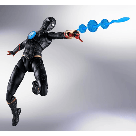 Tamashii Nations S.H. Figuarts: Spider - Man: No Way Home - Spider - Man (Black & Gold Suit) - The Mage's Emporium Shumi Toys & Gifts Shopify Collective Shumi Toys & Gifts Used English S.H. Figuarts Japanese Style Comic Book