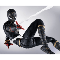 Tamashii Nations S.H. Figuarts: Spider - Man: No Way Home - Spider - Man (Black & Gold Suit) - The Mage's Emporium Shumi Toys & Gifts Shopify Collective Shumi Toys & Gifts Used English S.H. Figuarts Japanese Style Comic Book