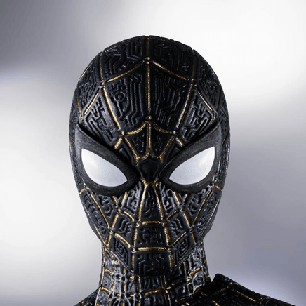 Tamashii Nations S.H. Figuarts: Spider - Man: No Way Home - Spider - Man (Black & Gold Suit) - The Mage's Emporium Shumi Toys & Gifts Shopify Collective Shumi Toys & Gifts Used English S.H. Figuarts Japanese Style Comic Book