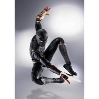 Tamashii Nations S.H. Figuarts: Spider - Man: No Way Home - Spider - Man (Black & Gold Suit) - The Mage's Emporium Shumi Toys & Gifts Shopify Collective Shumi Toys & Gifts Used English S.H. Figuarts Japanese Style Comic Book