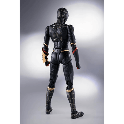 Tamashii Nations S.H. Figuarts: Spider - Man: No Way Home - Spider - Man (Black & Gold Suit) - The Mage's Emporium Shumi Toys & Gifts Shopify Collective Shumi Toys & Gifts Used English S.H. Figuarts Japanese Style Comic Book