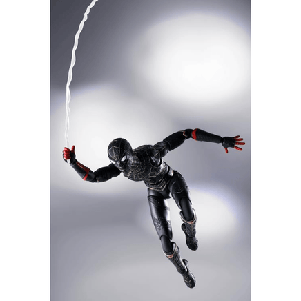 Tamashii Nations S.H. Figuarts: Spider - Man: No Way Home - Spider - Man (Black & Gold Suit) - The Mage's Emporium Shumi Toys & Gifts Shopify Collective Shumi Toys & Gifts Used English S.H. Figuarts Japanese Style Comic Book