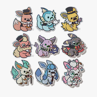 Teaveelution Holographic Glitter Stickers - The Mage's Emporium Geoffrey Siu Art LLC Geoffrey Siu Art LLC Shopify Collective Used English Glitter Sticker Japanese Style Comic Book