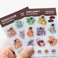 Teaveelution Mini Vinyl Sticker Sheet - The Mage's Emporium Geoffrey Siu Art LLC Geoffrey Siu Art LLC Shopify Collective Used English Sticker Sheet Japanese Style Comic Book