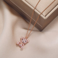 Teddy Bear Pendant Necklace - The Mage's Emporium Kore Kawaii Kore Kawaii Shopify Collective Used English Japanese Style Comic Book