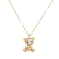 Teddy Bear Pendant Necklace - The Mage's Emporium Kore Kawaii Kore Kawaii Shopify Collective Used English Japanese Style Comic Book
