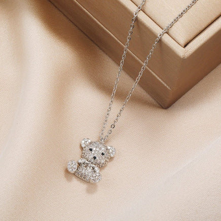 Teddy Bear Pendant Necklace - The Mage's Emporium Kore Kawaii Kore Kawaii Shopify Collective Used English Japanese Style Comic Book