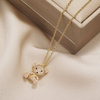 Teddy Bear Pendant Necklace - The Mage's Emporium Kore Kawaii Kore Kawaii Shopify Collective Used English Japanese Style Comic Book