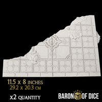 Cathedral of the Martyrs | 11e Terrain Template Set | Shipping Excluded