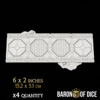 Stonevault Template Set | 11e Terrain Template Set | Shipping Excluded
