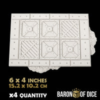 Iron Sector Template Set | 11e Terrain Template Set | Shipping Excluded