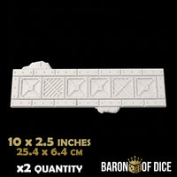 Iron Sector Template Set | 11e Terrain Template Set | Shipping Excluded