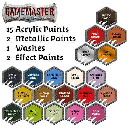 The Army Painter - GAMEMASTER: Wandering Monsters RPG Paint Set - The Mage's Emporium PunkOuter Games PunkOuter Games Shopify Collective Used English Paint Japanese Style Comic Book