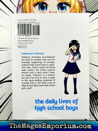 The Daily Lives of High School Boys Vol 2 - The Mage's Emporium Vertical 2405 alltags description Used English Manga Japanese Style Comic Book