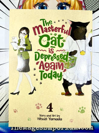 The Masterful Cat is Depressed Again Today Vol 4 - The Mage's Emporium Seven Seas 2501 UPDATEMETA Used English Manga Japanese Style Comic Book