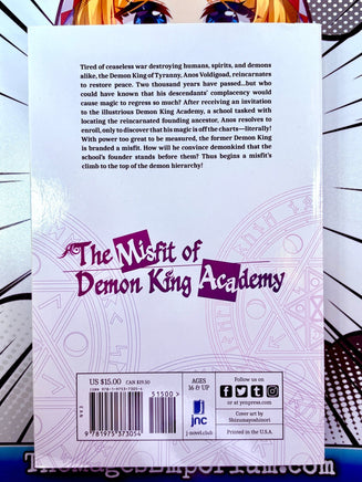 The Misfit of Demon King Academy Vol 1 Light Novel - The Mage's Emporium JNC 2411 UPDATEMETA Used English Light Novel Japanese Style Comic Book