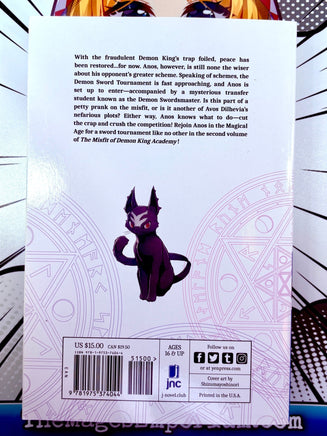 The Misfit of Demon King Academy Vol 2 Light Novel - The Mage's Emporium JNC 2411 UPDATEMETA Used English Light Novel Japanese Style Comic Book