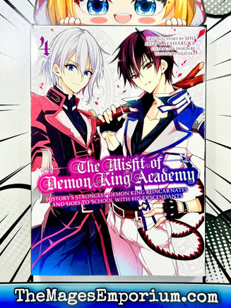 The Misfit of Demon King Academy Vol 4 - The Mage's Emporium Square Enix 2407 alltags bis1 Used English Manga Japanese Style Comic Book