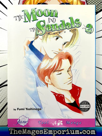 The Moon and Sandals Vol 2 Yaoi - The Mage's Emporium DMP outofstock UPDATEMETA Used English Manga Japanese Style Comic Book